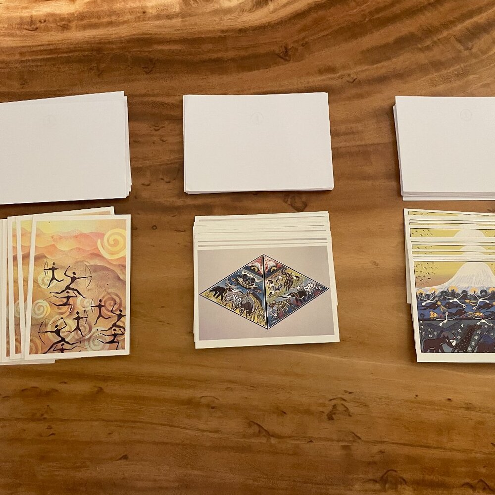 Tinga Tinga Card Lot of 47 I.M. Mlaponi Kichaka Kenya Omary Adam Allyys